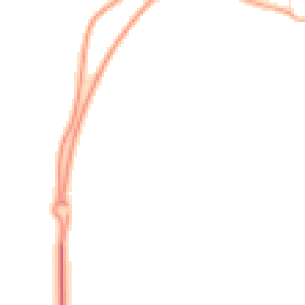 Night-time road noise heatmap for NE23 8EX