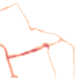 Night-time road noise heatmap for NE24 1AX