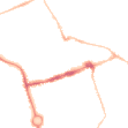 Night-time road noise heatmap for NE24 1BG