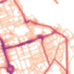 Daytime road noise heatmap for NE24 1BJ