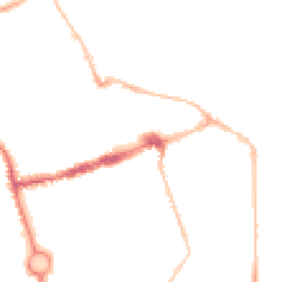 Night-time road noise heatmap for NE24 1BJ