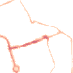 Night-time road noise heatmap for NE24 1BQ