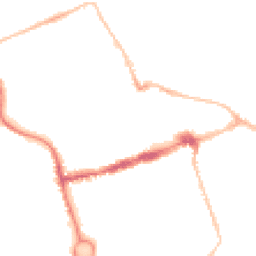 Night-time road noise heatmap for NE24 1DJ