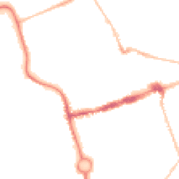 Night-time road noise heatmap for NE24 1DL