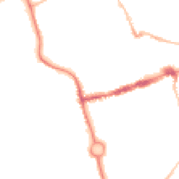 Night-time road noise heatmap for NE24 1DU