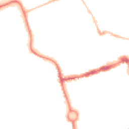 Night-time road noise heatmap for NE24 1DW