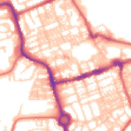 Daytime road noise heatmap for NE24 1DZ