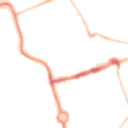 Night-time road noise heatmap for NE24 1DZ
