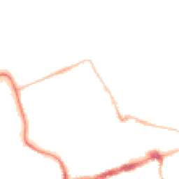 Night-time road noise heatmap for NE24 1EN