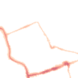 Night-time road noise heatmap for NE24 1EW