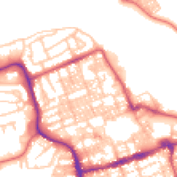 Daytime road noise heatmap for NE24 1JD