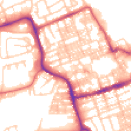 Daytime road noise heatmap for NE24 1JG