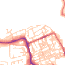 Daytime road noise heatmap for NE24 1PQ
