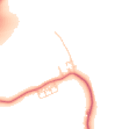 Daytime road noise heatmap for NE24 1RW