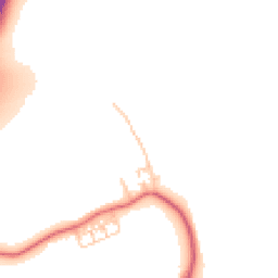 Daytime road noise heatmap for NE24 1SF