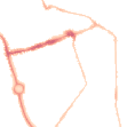 Night-time road noise heatmap for NE24 2ET