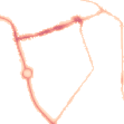 Night-time road noise heatmap for NE24 2HA