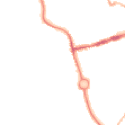 Night-time road noise heatmap for NE24 2LE