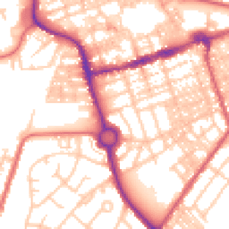 Daytime road noise heatmap for NE24 2NA