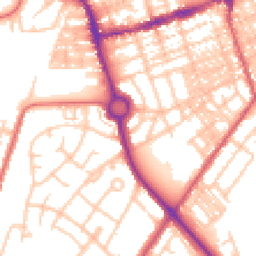 Daytime road noise heatmap for NE24 2PJ