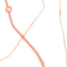 Night-time road noise heatmap for NE24 3JX