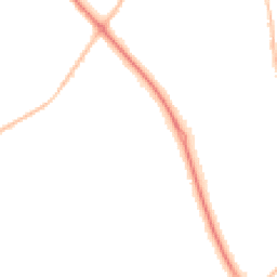 Night-time road noise heatmap for NE24 3TH