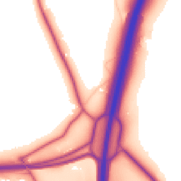 Daytime road noise heatmap for NE24 4HF