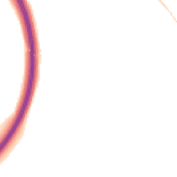Night-time road noise heatmap for NE24 4LA