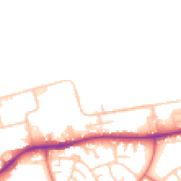 Daytime road noise heatmap for NE24 4RN