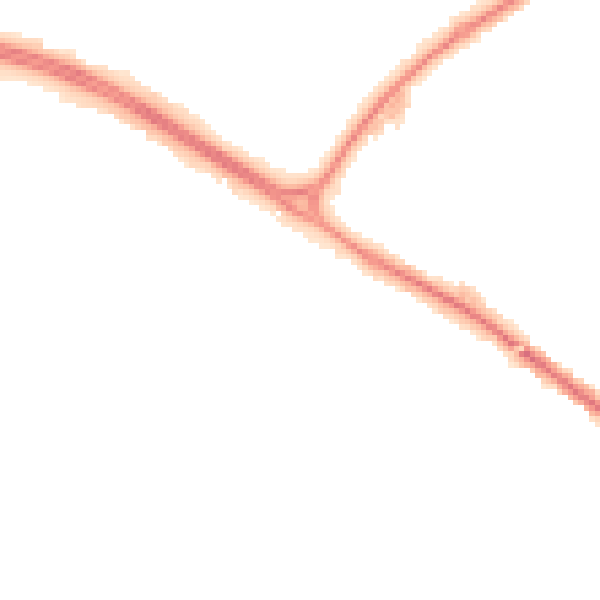 Night-time road noise heatmap for NE25 9PY