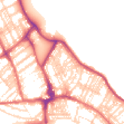 Daytime road noise heatmap for NE26 1AQ