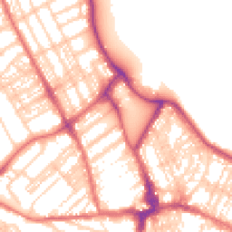 Daytime road noise heatmap for NE26 1BX