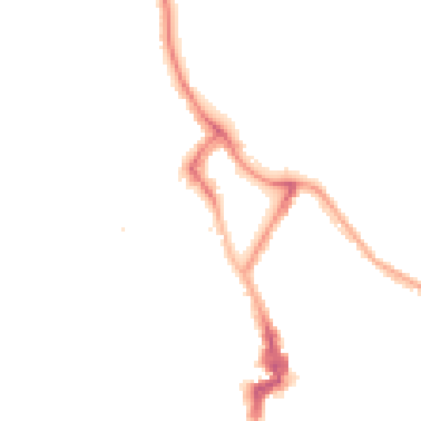 Night-time road noise heatmap for NE26 1BX