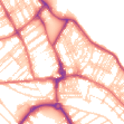 Daytime road noise heatmap for NE26 1DJ