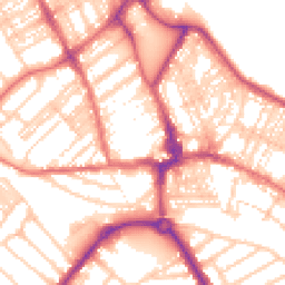 Daytime road noise heatmap for NE26 1DS