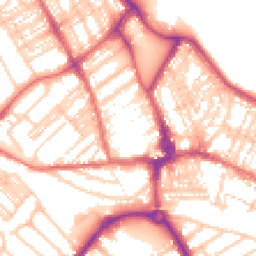 Daytime road noise heatmap for NE26 1DT