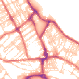 Daytime road noise heatmap for NE26 1DW