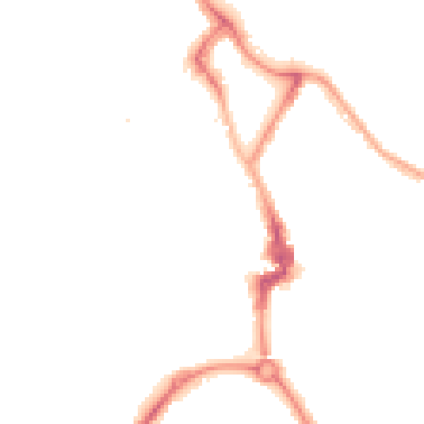 Night-time road noise heatmap for NE26 1DX