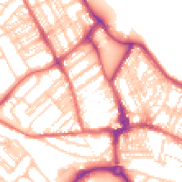 Daytime road noise heatmap for NE26 1EA