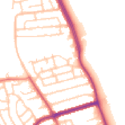 Daytime road noise heatmap for NE26 1HW