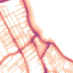 Daytime road noise heatmap for NE26 1LX