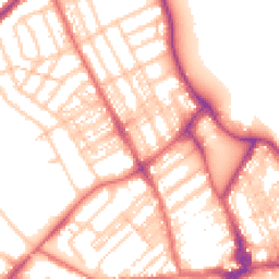 Daytime road noise heatmap for NE26 1QW