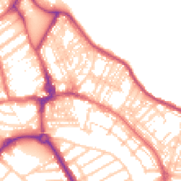 Daytime road noise heatmap for NE26 2AA