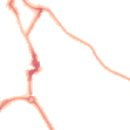 Night-time road noise heatmap for NE26 2AA