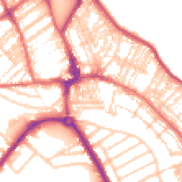 Daytime road noise heatmap for NE26 2JD