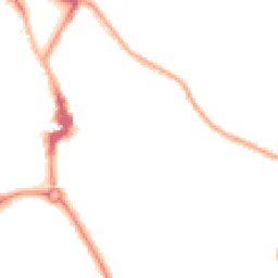 Night-time road noise heatmap for NE26 2LX