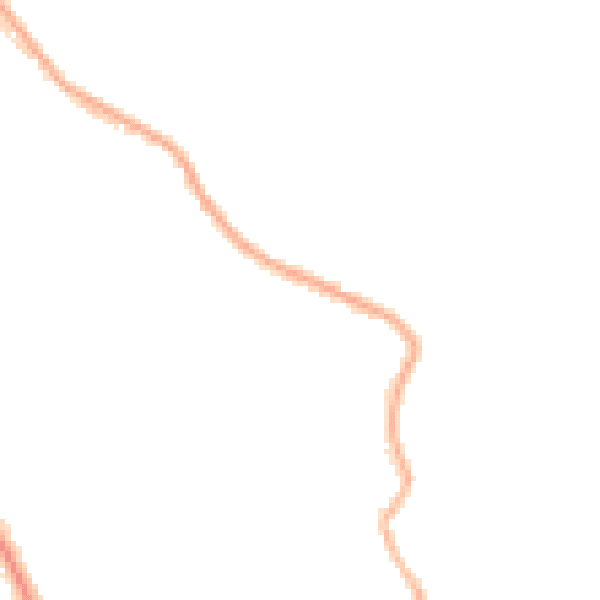 Night-time road noise heatmap for NE26 2NH
