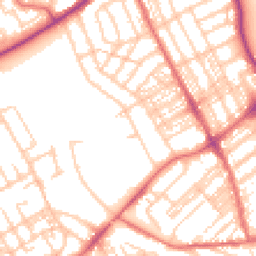 Daytime road noise heatmap for NE26 3AH