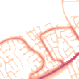 Daytime road noise heatmap for NE26 3JQ