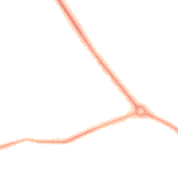 Night-time road noise heatmap for NE26 4AW